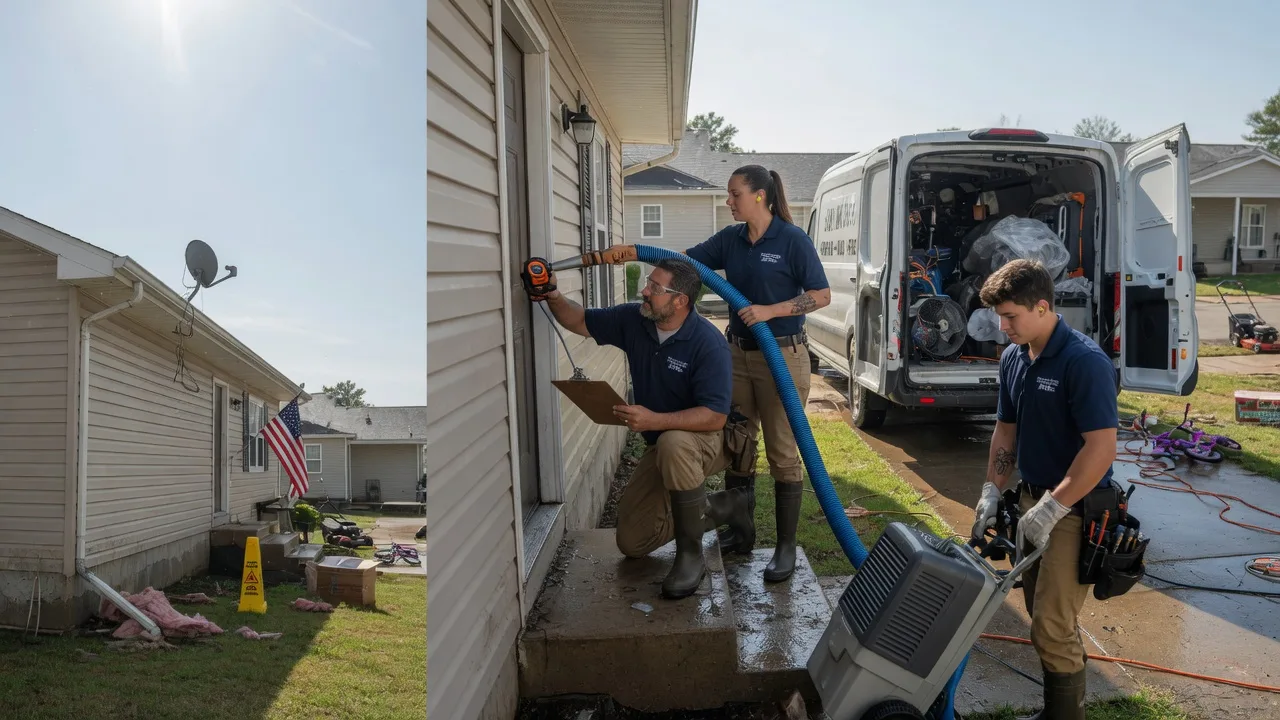 Ceiling Water Damage Restoration in Gibson, LA near me